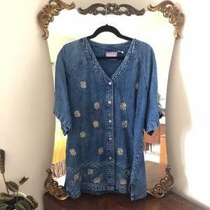 Denim Button Up